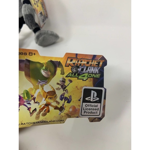 Ratchet & Clank All 4 One Plush Set Playstation NWT New With Tags - Picture 4 of 6